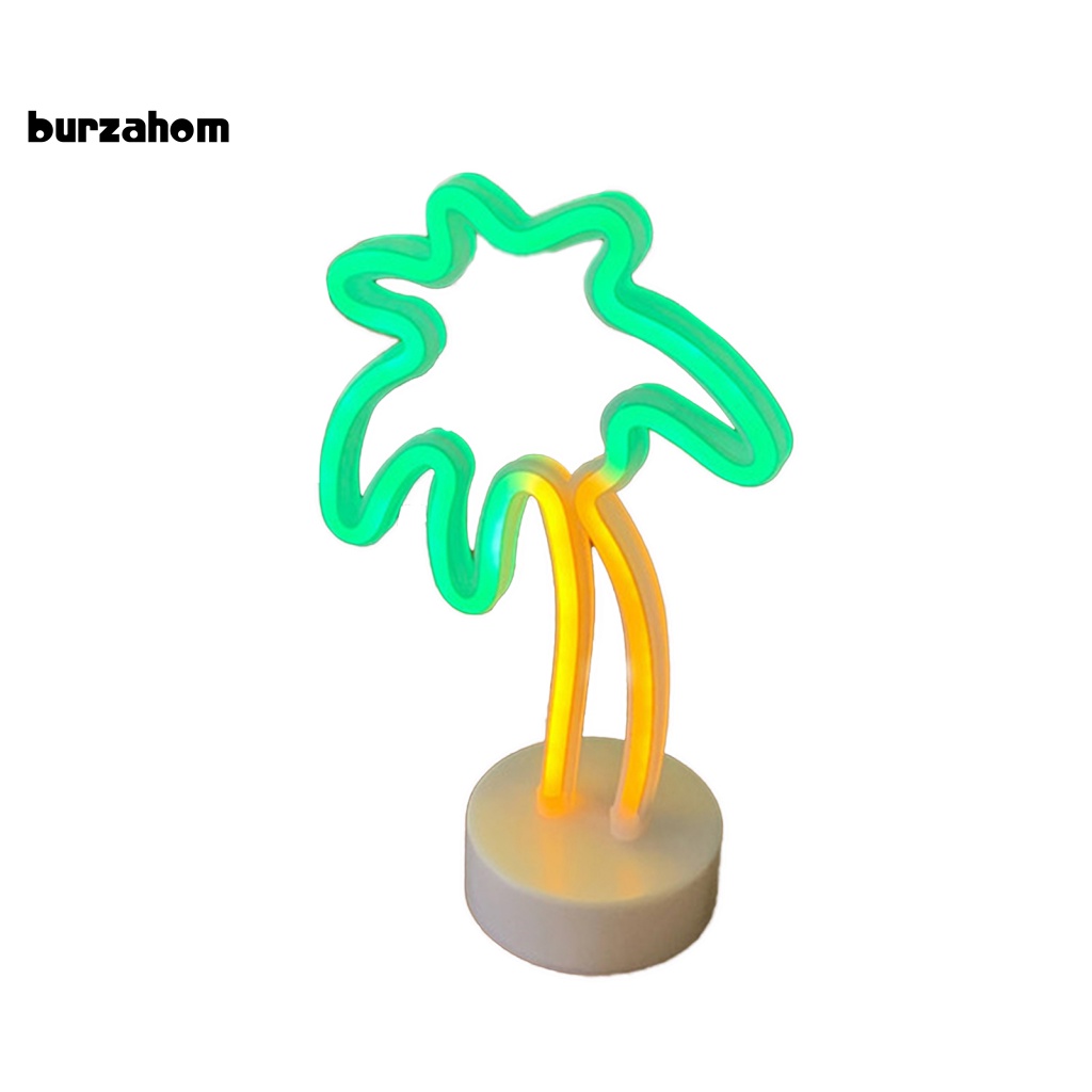 Đèn LED Neon Để Bàn Hình Quả Dứa / Cây Dừa Bảo Vệ Mắt Tiết Kiệm Năng Lượng Không Gây Dị Ứng