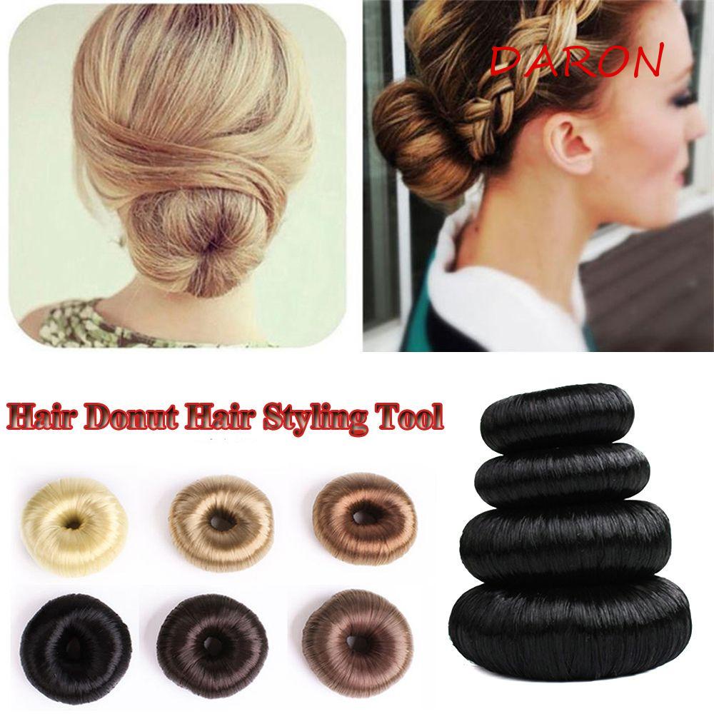 Búi Tóc Giả Màu Nâu Thời Trang Cho Nữ