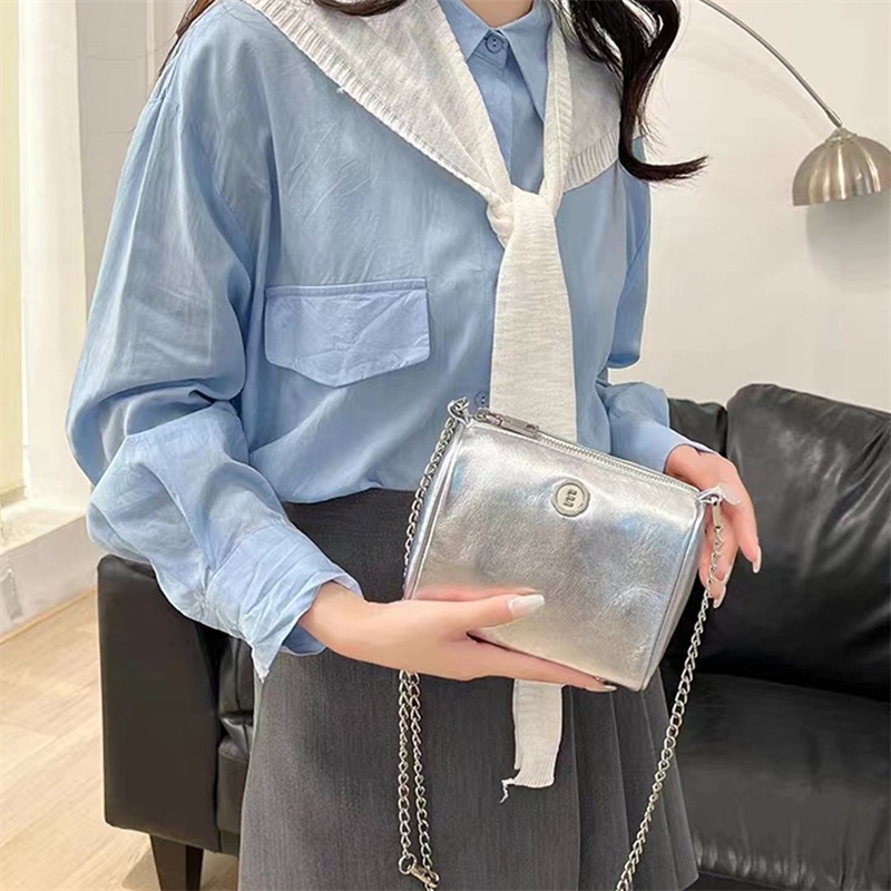 Túi Đeo Vai Mini Bằng Da Pu Thời Trang Mùa Hè 2023 Cho Nữ timetunnel