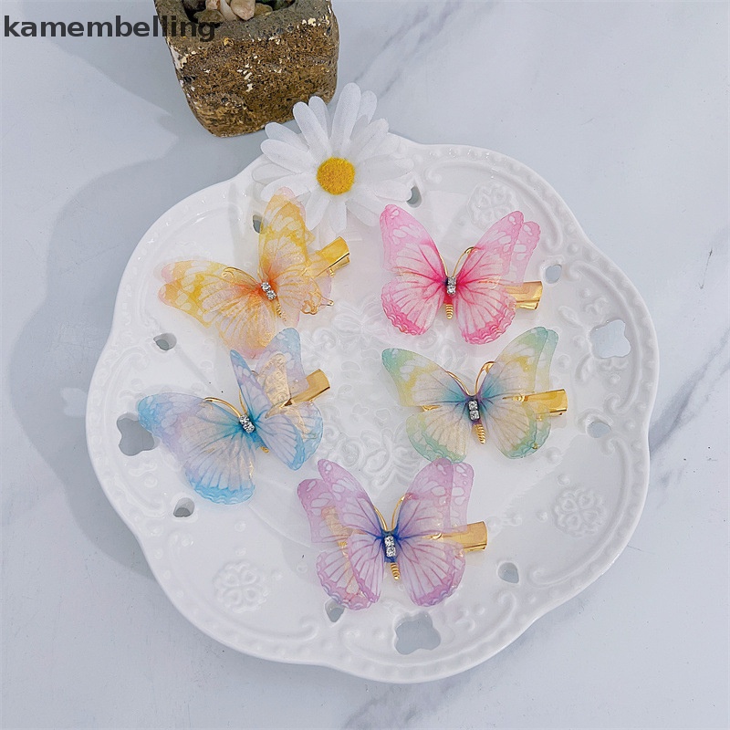Kẹp Tóc Hình Bướm 3D Dễ Thương Cho Bé Gái