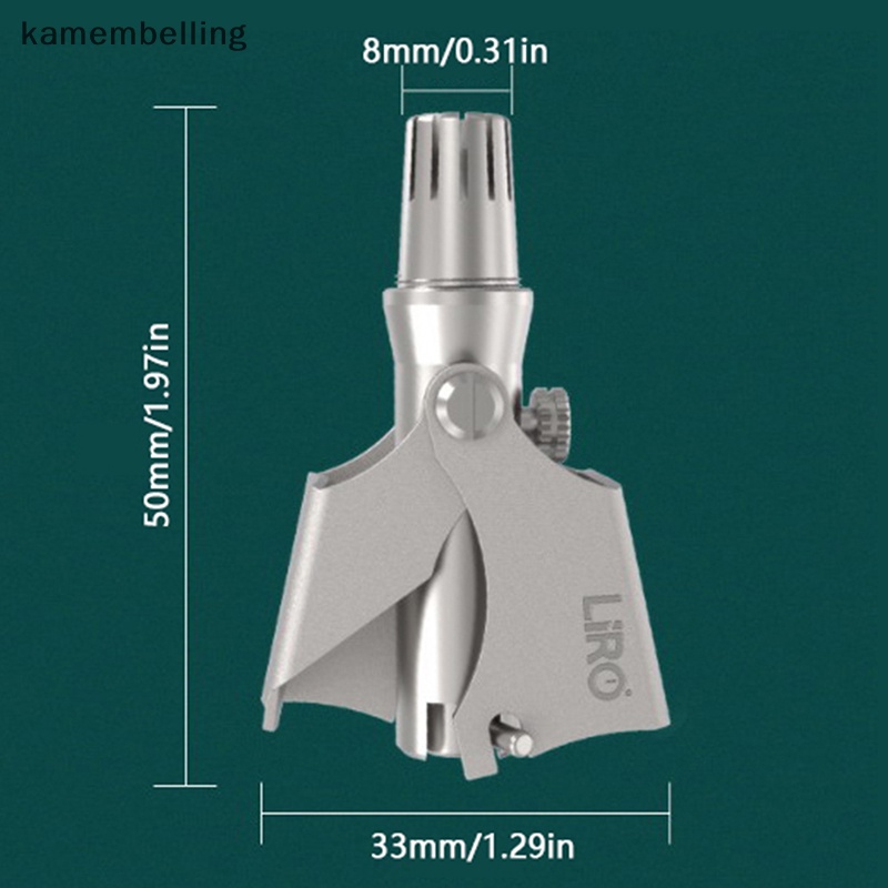 Kamembelling Máy Tỉa Lông Mũi / Tai / Tóc Bằng Thép Không Gỉ Dạng Xoắn Ốc