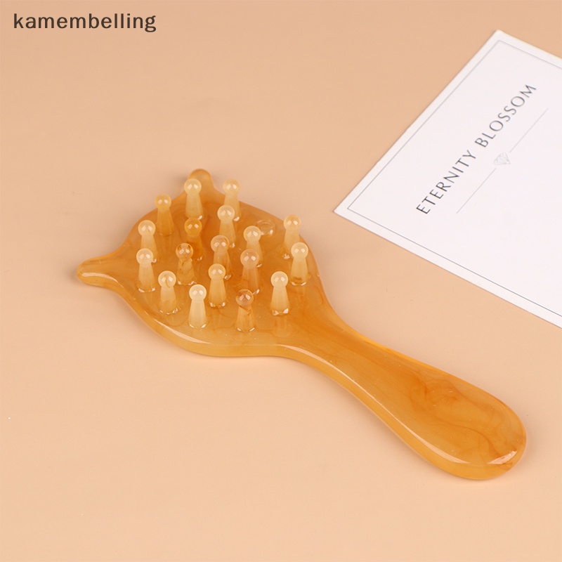 Lược Chải Tóc Mát Xa Da Đầu Bằng Nhựa resin Tự Nhiên kamembelling