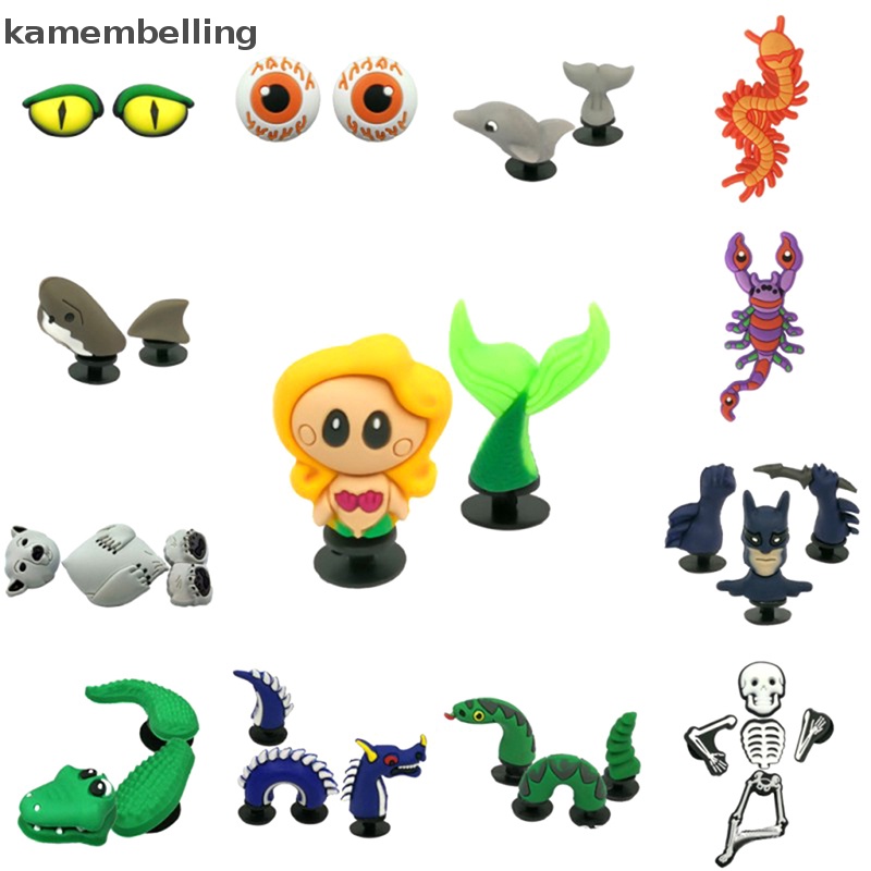 Phụ Kiện Khóa Giày kamembelling Hình Động Vật 3D Dễ Thương