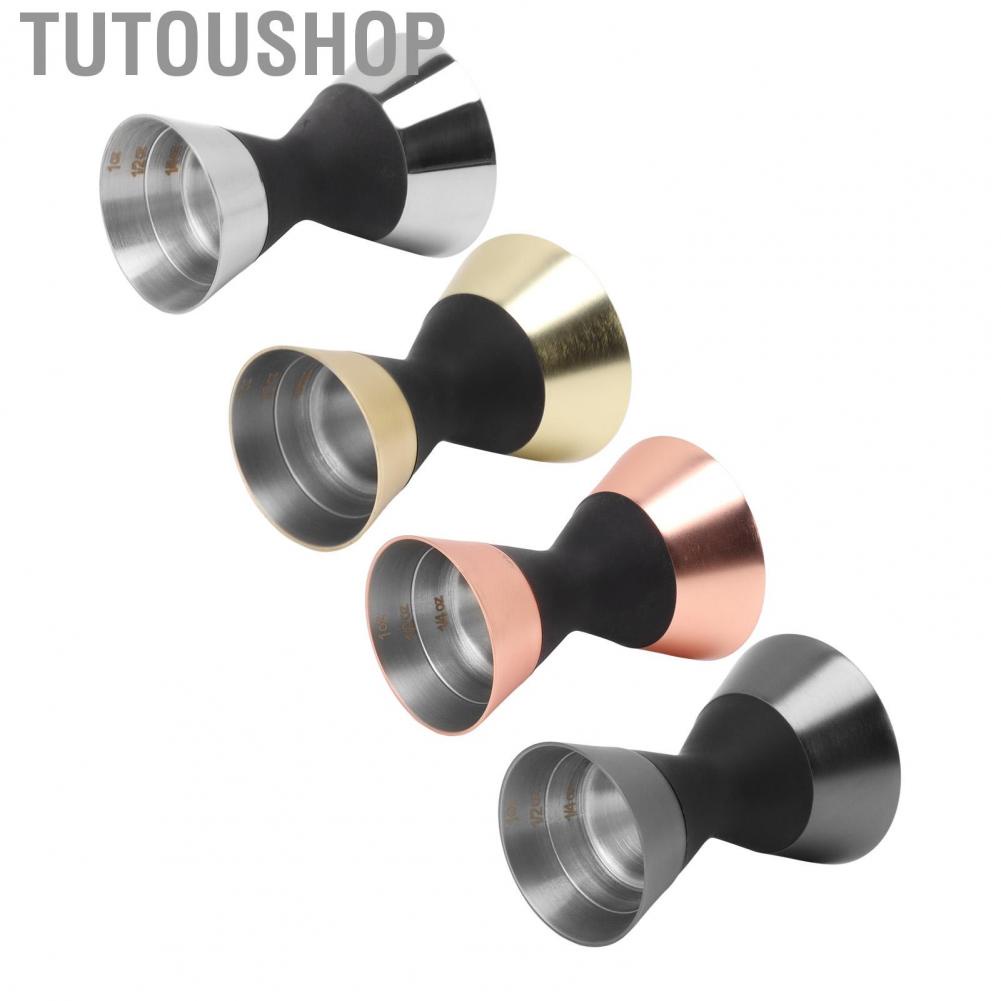 Tutoushop Bar Jigger  Scale Measuring Cocktail Jigger Stainless Steel  for Home