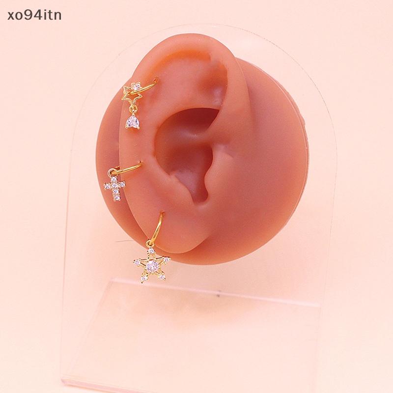 Khuyên Xỏ Mũi / Tai Đa Năng Hình Cánh Bướm / Trái Tim Bằng Thép Không Gỉ