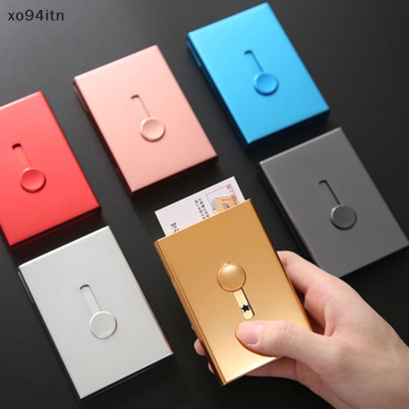 Ví Đựng Thẻ Ngân Hàng Bằng Kim Loại Siêu Mỏng