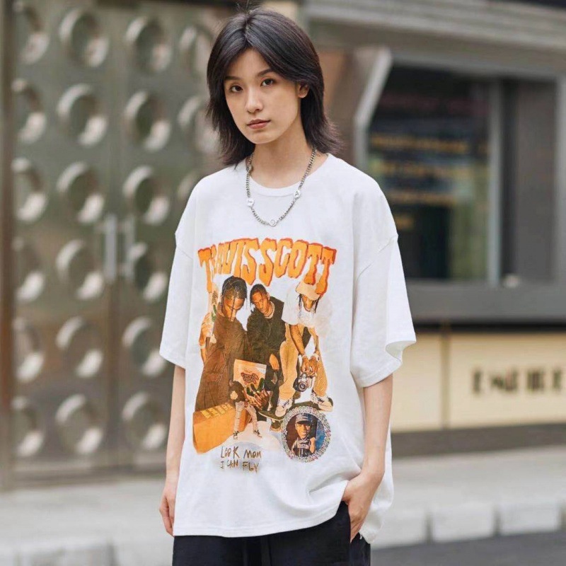 Áo Thun Dáng Rộng Phong Cách Hàn Quốc Thời Trang Mùa Hè Xinh Xắn Cho Nữ