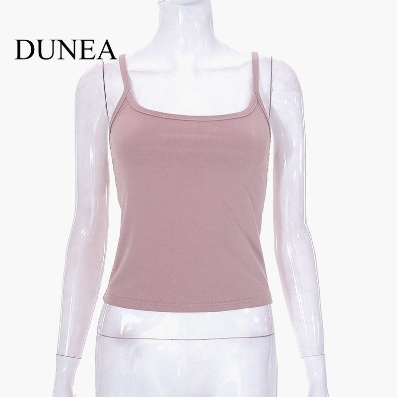 DUNEA Áo Kiểu Trễ Vai Dáng Ngắn Thời Trang Quyến Rũ Cho Nữ