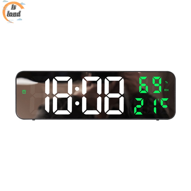 Đồng Hồ Báo Thức Điện Tử Màn Hình Led Kỹ Thuật Số Hiển Thị Nhiệt Độ Và Độ Ẩm