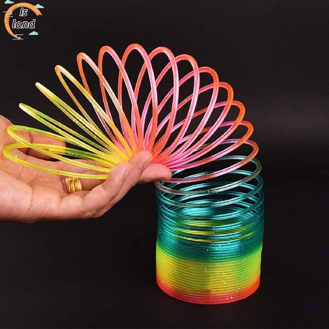 [IS] Đồ Chơi Vòng Lò Xo Ma Thuật Nhiều Màu Sắc Phù Hợp Với Mùa Xuân Nóng Bỏng Cho Bé