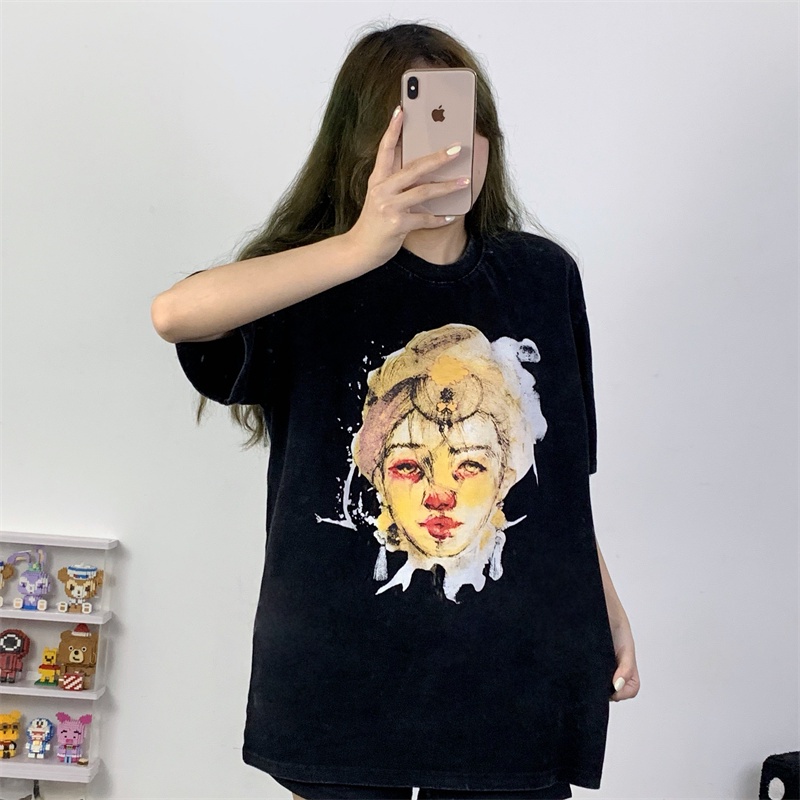 Áo Thun Tay Ngắn Plus Size Unisex