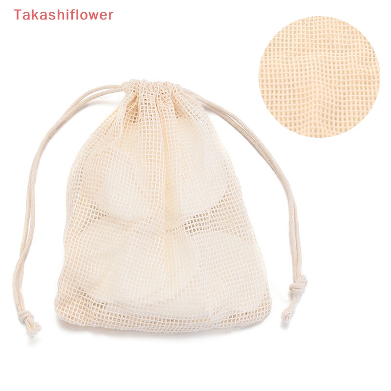 Túi Lưới Cotton Tẩy Trang Tái Sử Dụng Tiện Lợi