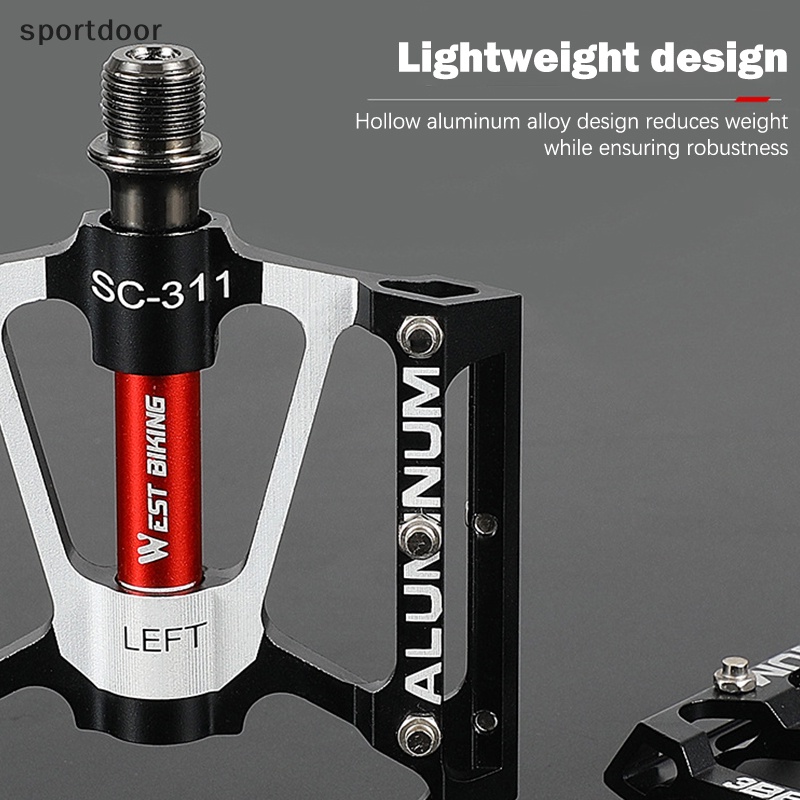 Bàn Đạp 3 Vòng Bi Bằng Hợp Kim Nhôm Siêu Nhẹ Chuyên Dụng Cho Xe Đạp MTB