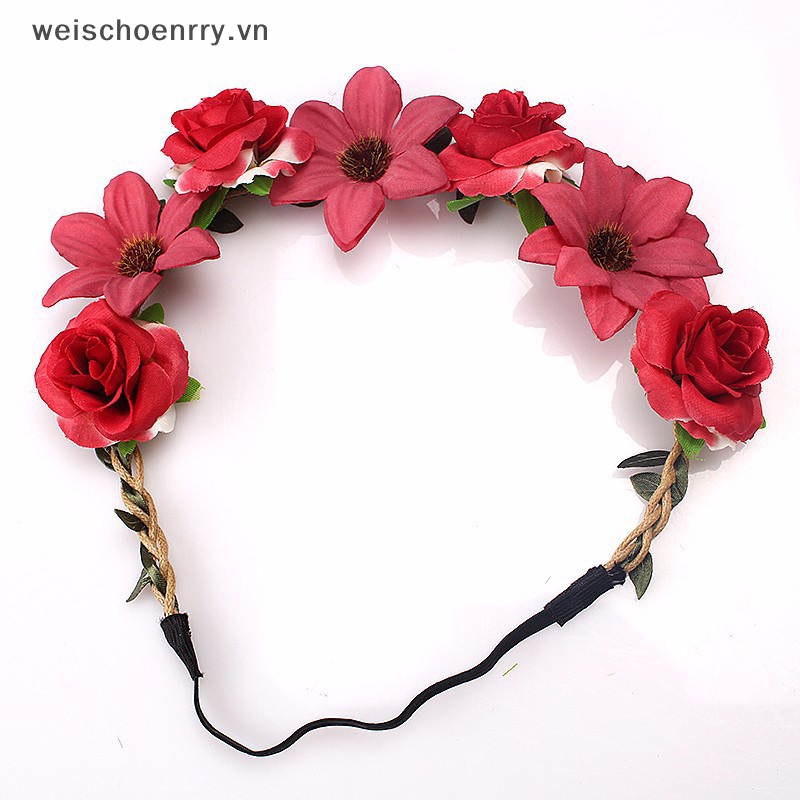 Vòng Hoa Đội Đầu Kiểu Công Chúa Cho Đám Cưới