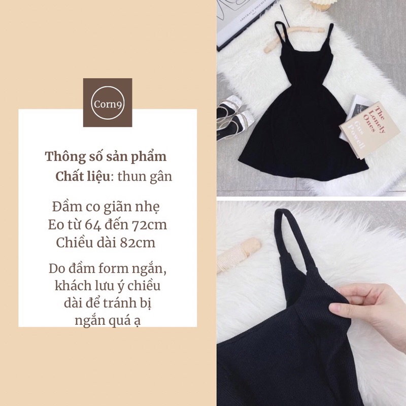 Đầm body 2 dây nữ dáng Sporty xòe năng động sexy