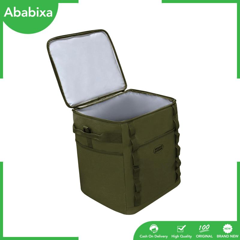 [Ababixa] Túi Đựng Đồ Cắm Trại Đinh Tán Nhỏ Gọn Bền Bỉ Có Khóa Kéo Và Tay Cầm Túi Đựng Cho Hoạt Động Ngoài Trời / Bãi Biển /