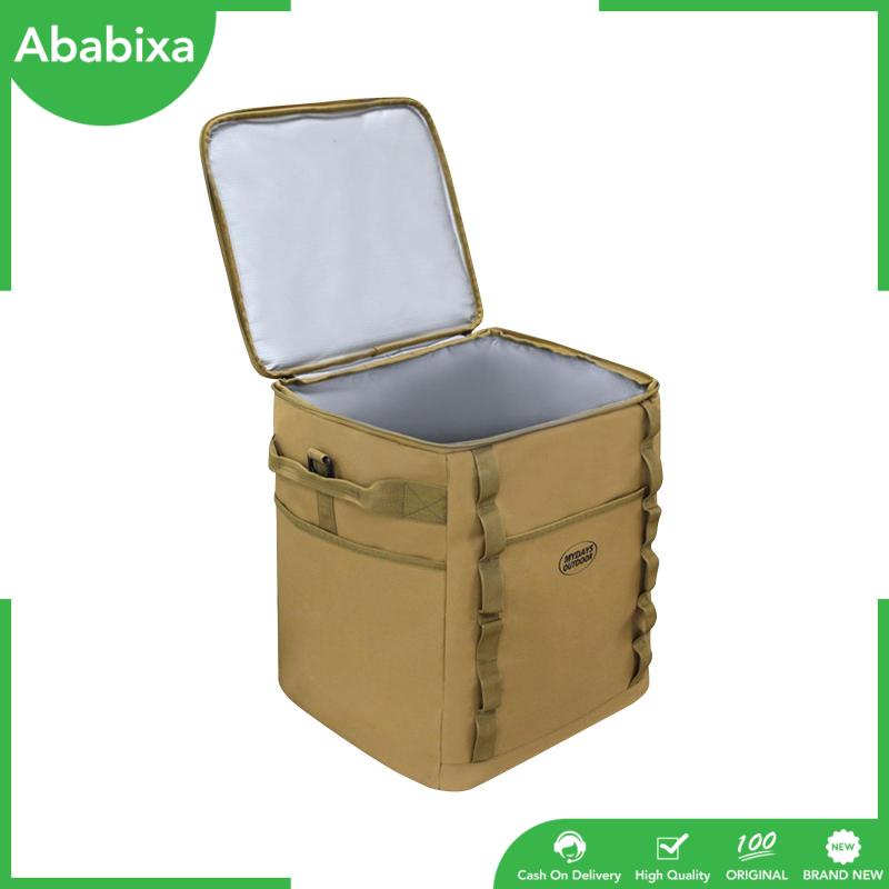 [Ababixa] Túi Đựng Đồ Cắm Trại Đinh Tán Nhỏ Gọn Bền Bỉ Có Khóa Kéo Và Tay Cầm Túi Đựng Cho Hoạt Động Ngoài Trời / Bãi Biển /