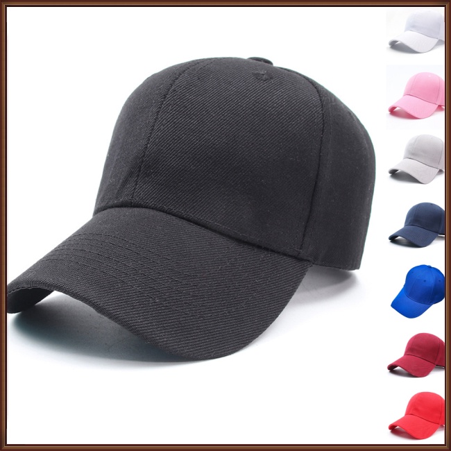 Mũ Lưỡi Trai Vành Cong Màu Sắc Đơn Giản Thời Trang Unisex