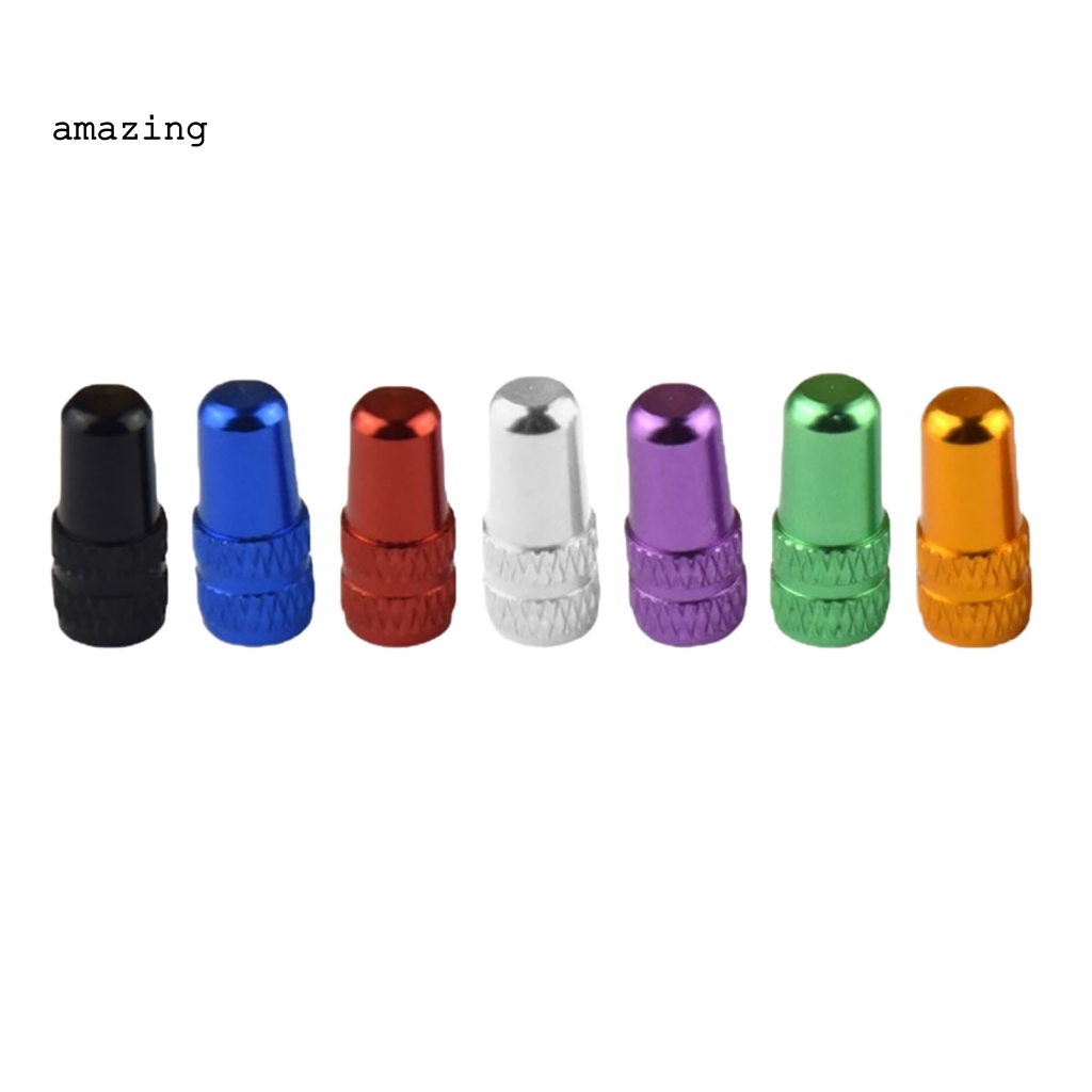 Bộ 4 Nắp Van Xe Đạp Bằng Hợp Kim Nhôm Chống Mòn Tiện Dụng