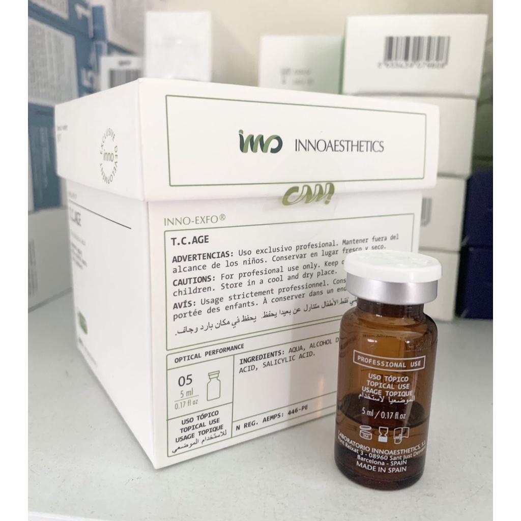 Hoạt chất peel da thu nhỏ lỗ chân lông,sẹo lõm, căng bóng trắng da TC.AGE Innoaesthetics