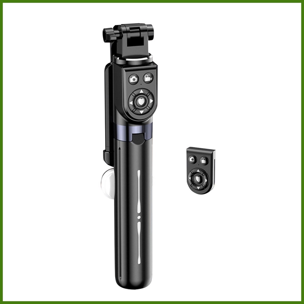 Giá Đỡ Ba Chân Mini Không Dây Điều Khiển Từ Xa Kèm Đèn Tròn Cố Định Cho Chụp Ảnh Selfie