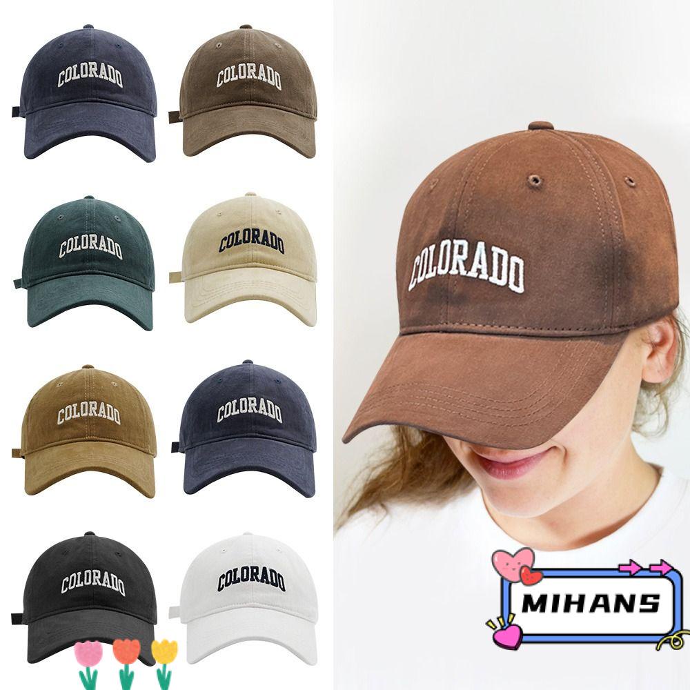 Mũ Lưỡi Trai Thêu Chữ Phong Cách Retro