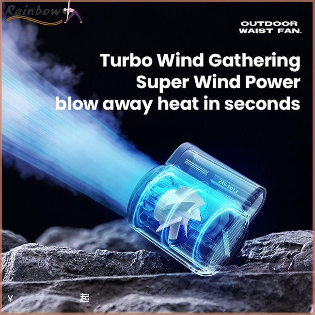 Quạt Điện Mini Cầm Tay 3 Tốc Độ 4500mah Có Thể Sạc Lại Dành Cho Cắm Trại Ngoài Trời