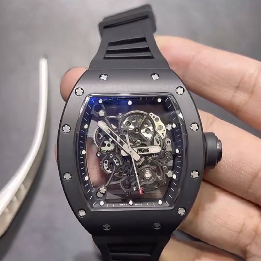 Đồng Hồ Cơ RM Miller Tourbillon Phong Cách Hàn Quốc Cho Nam