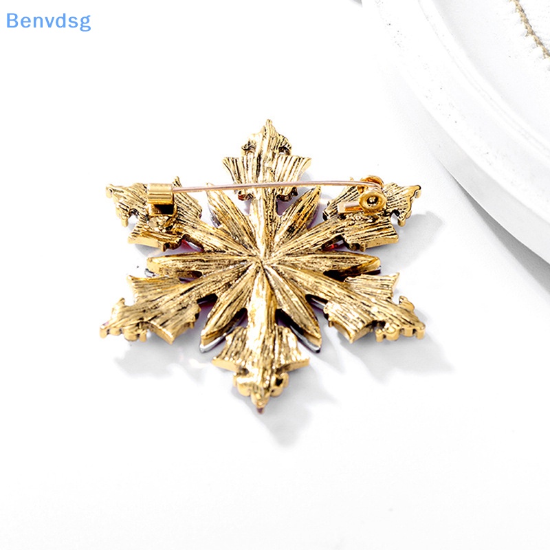 Ghim Cài Áo Hình Bông Tuyết Đính Đá Thời Trang Dành Cho Nữ