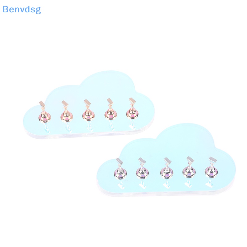 Giá Đỡ Móng Tay Giả Hình Đám Mây Bằng Acrylic Tiện Dụng Cho Salon