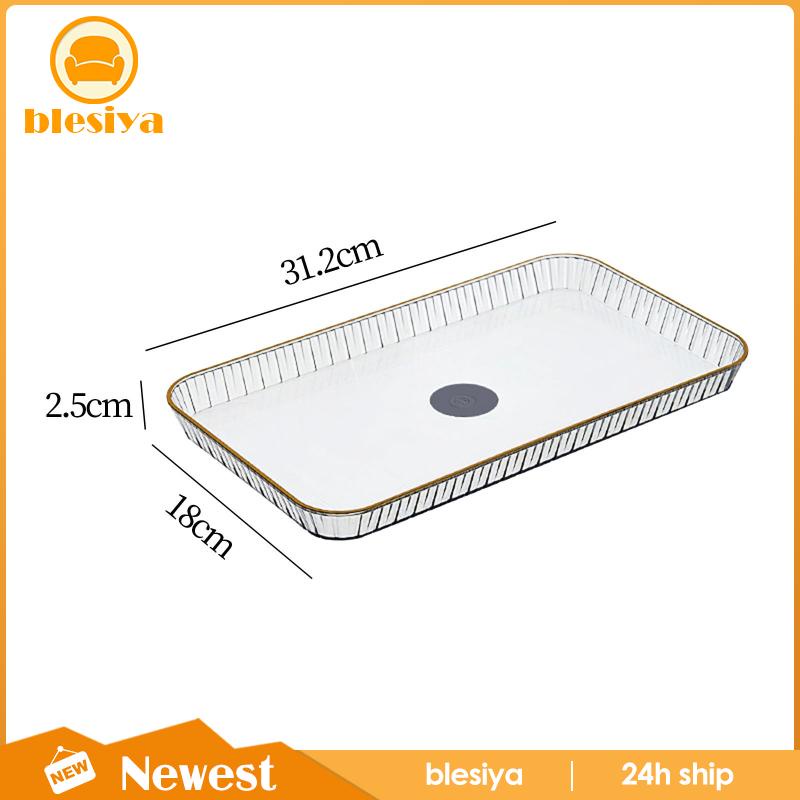 Khay Phục Vụ Tráng Miệng Hình Chữ Nhật Tiện Dụng