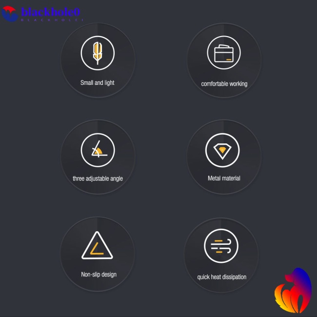 Bộ 2 Giá Đỡ Laptop Có Thể Gấp Gọn Tiện Dụng