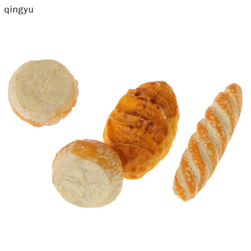 Qingyu Bộ 4 Món Đồ Ăn Sáng / Ăn Sáng / Món Tráng Miệng Cho Nhà Búp Bê