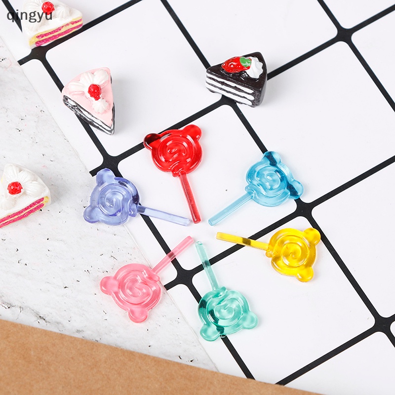 Bộ 6 Kẹo Lolipop Đồ Chơi Búp Bê Tỉ Lệ 1: 12