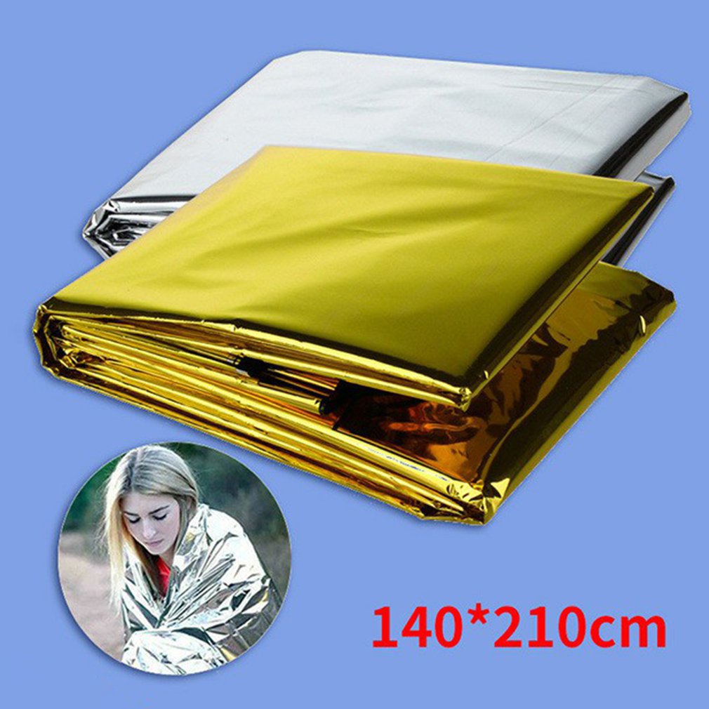 Emergency Blanket Reusable Reflective Thermal Hiking Camping Expedition [Q/15]