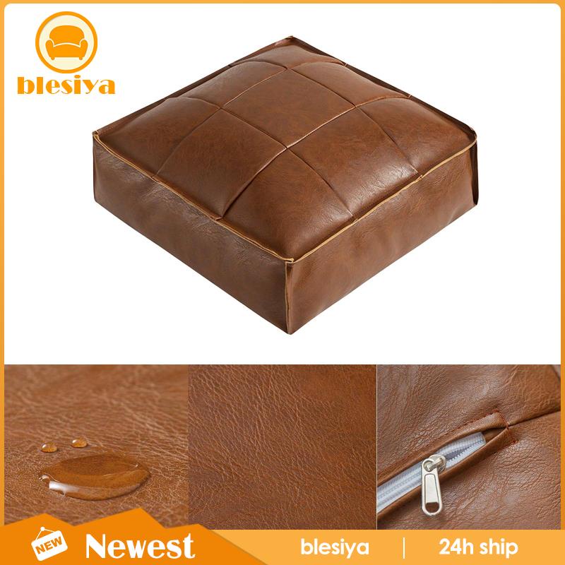 Đệm Kê Chân Ottoman Bằng Da PU Mềm Mại Dành Cho Trẻ Em Dưới Bàn