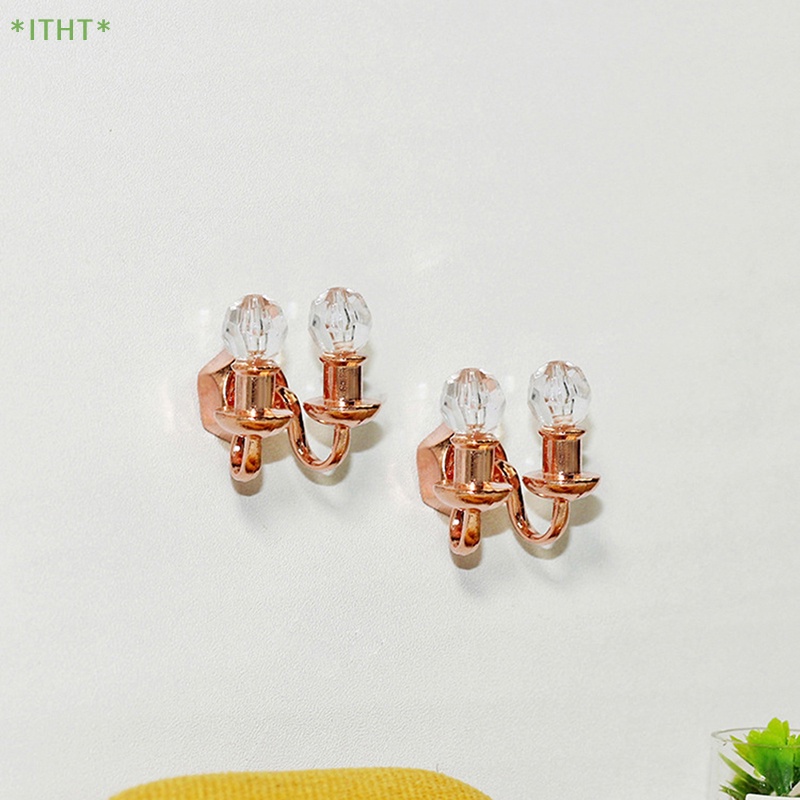 Mô Hình Đèn Treo Tường Hai Đầu Mini Dùng Trang Trí Nhà Búp Bê Mới