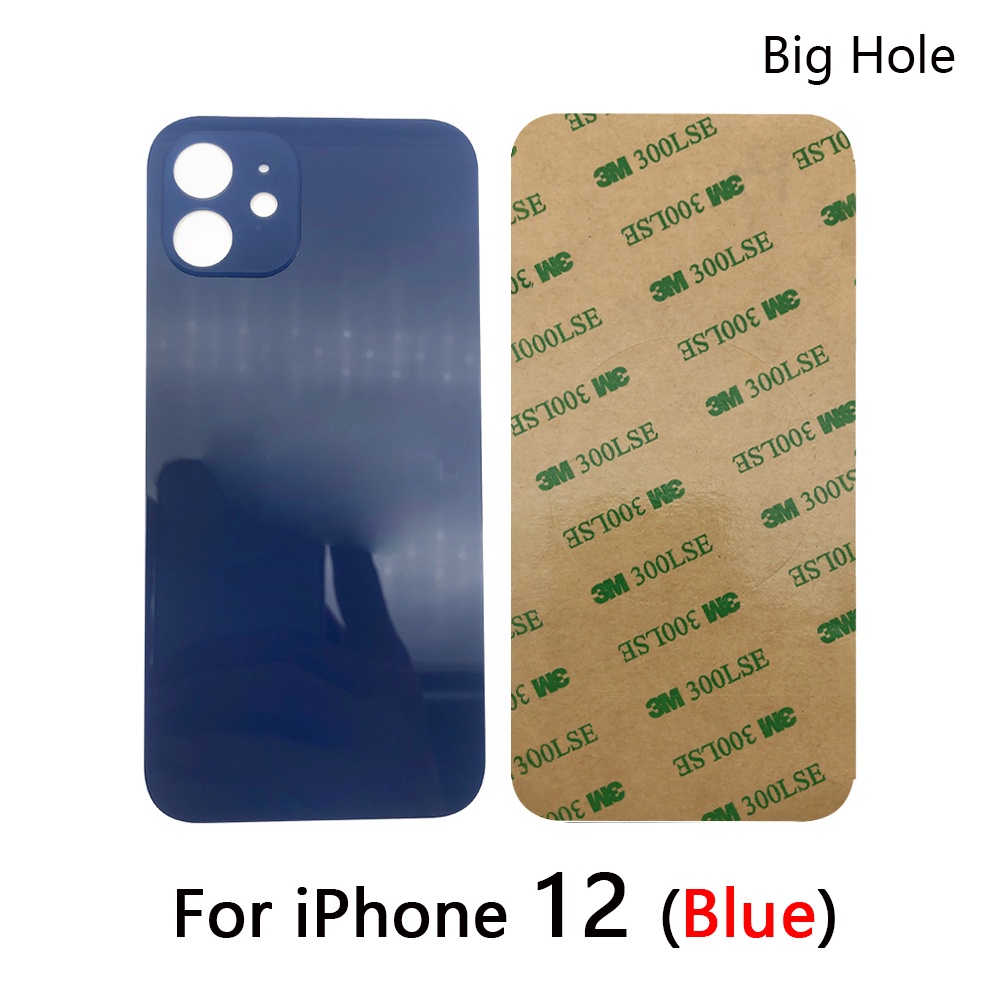 Nắp Đậy Pin Điện Thoại Mặt Sau Bằng Kính Thay Thế Chuyên Dụng Cho iPhone 12 12 Mini Pro Max