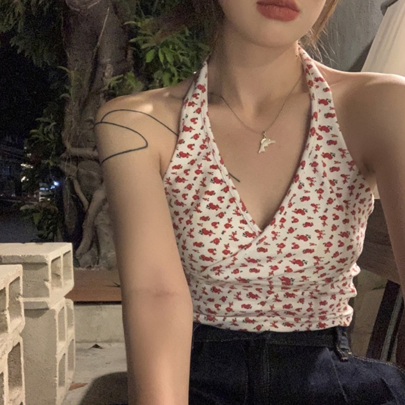 Áo Hai Dây Hở Lưng Ôm Dáng Thời Trang Mùa Hè Quyến Rũ