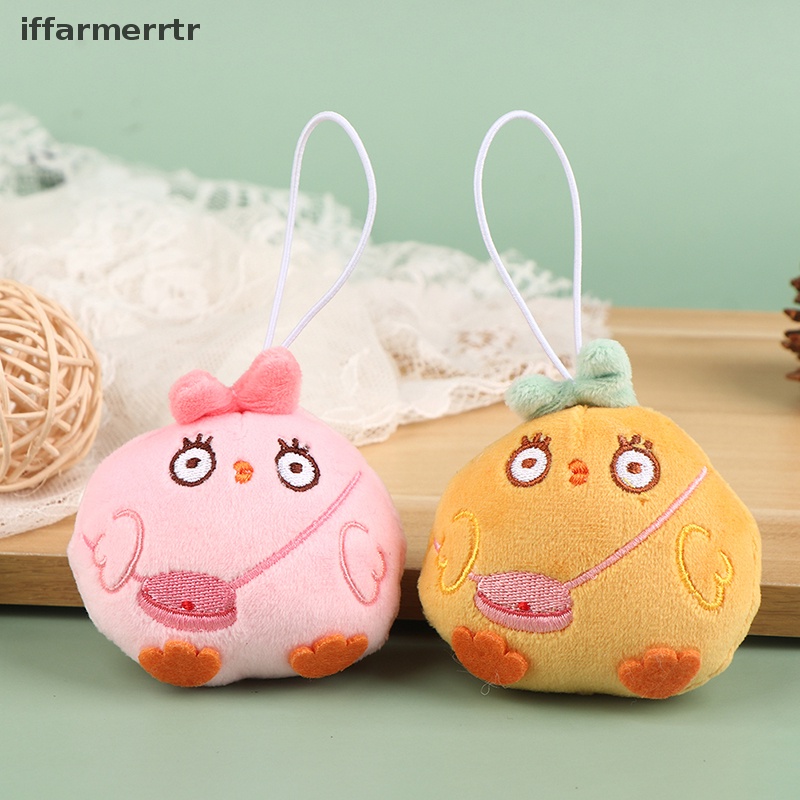 Đồ chơi nhồi bông Hình Chú Gà Con 8cm Màu Vàng Mềm Mại Trang Trí Ba Lô / Móc Khóa / Túi Xách / Quà Tặng Trẻ Em