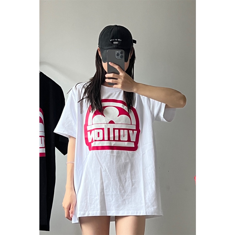 Áo Thun Họa Tiết Vương Miện Thời Trang L88v- Thời Trang Mới Nhất 2023ss Dành Cho Cặp Đôi