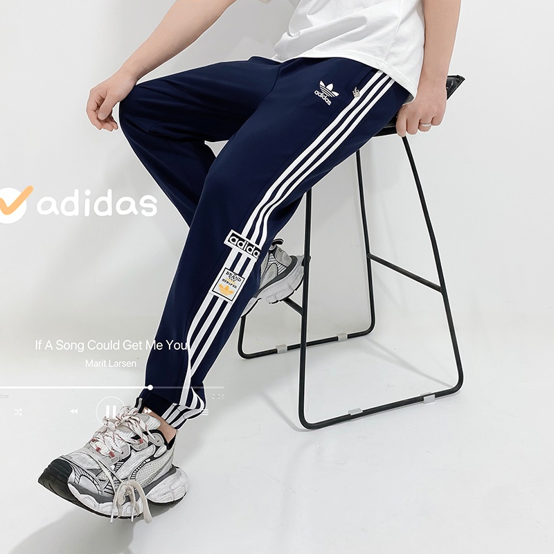 Quần Thể Thao Thêu Logo Adidas Chính Hãng 100% Phong Cách Cổ Điển Dành Cho Nam Nữ