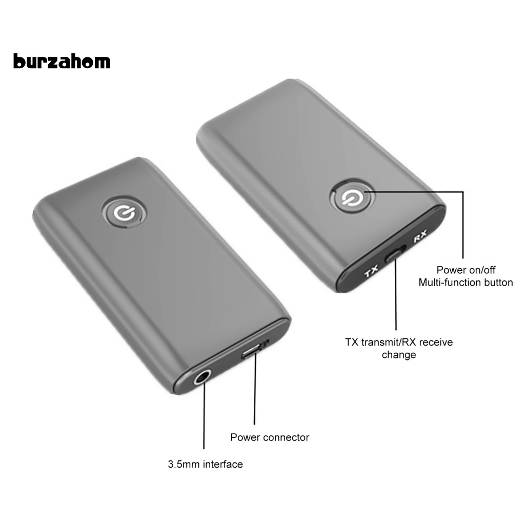 Thiết Bị Nhận Tín Hiệu Bluetooth 5.0 2 Trong 1 Cho Loa Ô Tô / Nhà Cửa