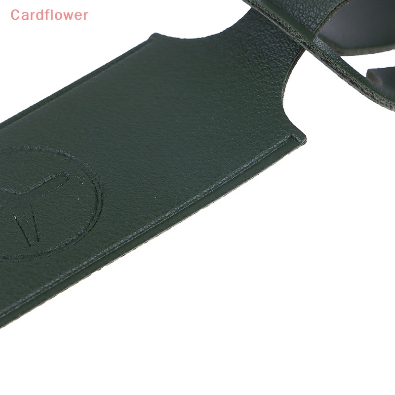 < Cardflower > Thẻ Đánh Dấu Hành Lý Bằng Da PU Chất Lượng Cao Nhỏ Gọn Hàng Mới