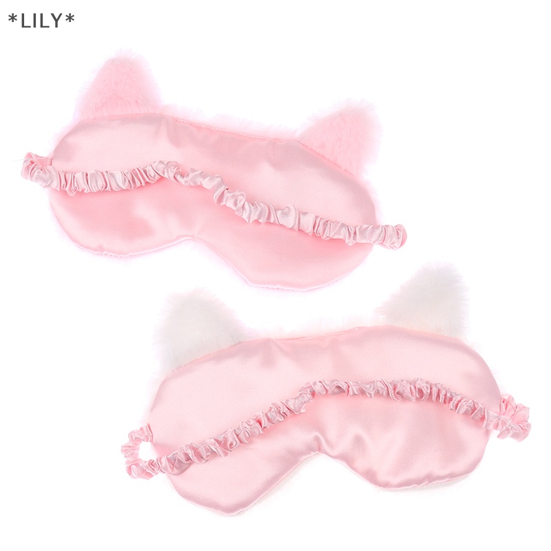 Lily ngủ mặt nạ bịt mắt mắt trẻ em Anime ngủ mặt nạ phim hoạt hình du lịch nghỉ ngơi uuu