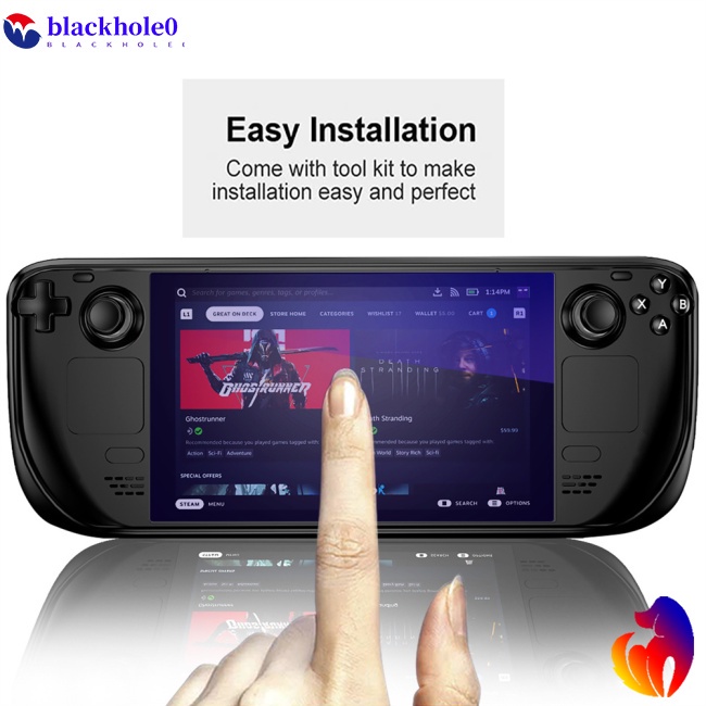 Bộ 2 Kính Cường Lực Hd Chống Trầy Chống Nổ Cho Máy Chơi Game Hơi Nước