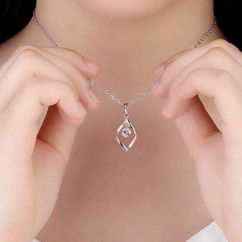 Ygt Vòng cổ Mặt Hình Học Đính Đá Zircon Pha Lê Sáng Tạo Thời Trang Dành Cho Nữ
