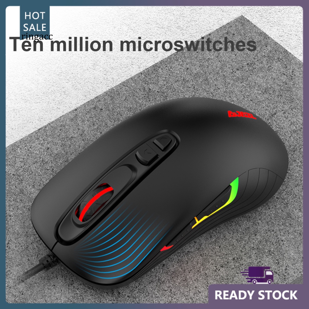 Chuột RGA AJ125 Để Bàn RGA AJ125 Có Dây 10000DPI Cho Game Thủ