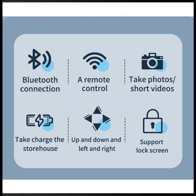 Điều Khiển Từ Xa Zevaret Kết Nối Bluetooth Chụp Ảnh Cho Điện Thoại