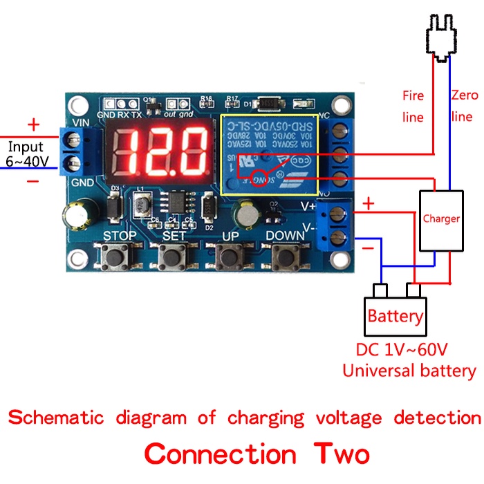 RIRIHI Mô-đun sạc pin và sạc pin màn hình led